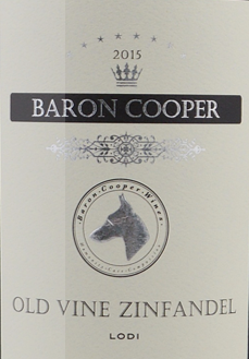 Baron Cooper Old Vine Zinfandel 2015