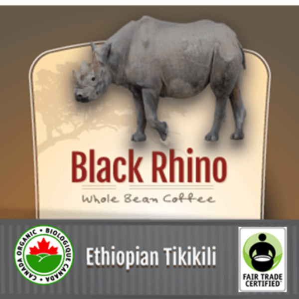 Fair Trade Organic Black Rhino Ethiopian Tikikili | 16oz