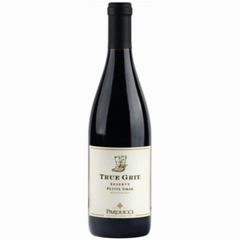 Parducci True Grit Reserve Petite Sirah 2015 | Bold Dinner Wine | Pairs with Beef, Lamb, Rice Dishes | Serve 60-65°F | Drink now thru 2028 | Petite Sirah | Mendocino, California