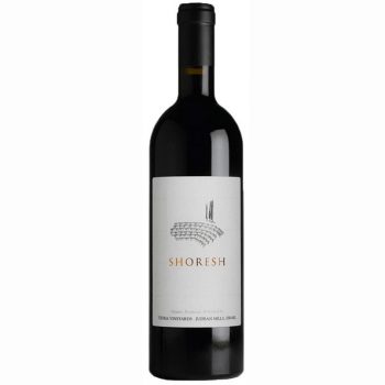 Tzora Shoresh Red 2015 | Elegant | Cellar Selection | Pairs with Red Meat, Poultry, Hard Cheese | Drink 60-65°F | Drink now thru 2030 | Bordeaux Blend | Cabernet · Petite Verdot · Syrah | Judean Hills | Petrus comes to Kibbutz – 1st growth quality for $38 | Winemakers Eran Pick and Jean-Claude Berrouet