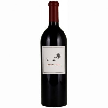 Teeter-Totter Cabernet Sauvignon 2014 | Hedonistic & Opulent | Versatile Food Wine! Pairs w/Vegetarian, Red Meat, Cheese, Comfort Foods | Serve 58-62°F | Drink now thru 2025 | 92WA | Red Wine | Cabernet Sauvignon | Napa Valley, CA | Winemaker Benoit Touquette