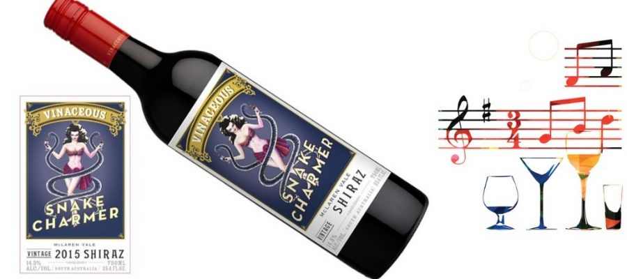 Vinaceous Snake Charmer Shiraz 2015 | Rich, layered | Cellar Selection Pairs w/Grilled Red & White Meats, Comfort Foods | Serve 60-65°F | Drink now thru 2024 | 91W&S | Red Wine | Shiraz | McLaren Vale, Australia | Vinaceous Wines Snake Charmer