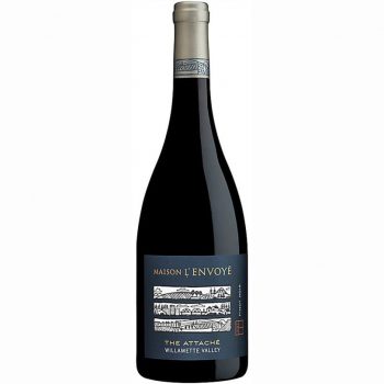 Maison l'Envoye The Attaché Pinot Noir 2014 | Powerful & Vibrant | Pairs w/White Meat, Vegetables, Fish, Shellfish, Soft Cheese | Serve 58-63°F | Drink now thru 2022 | 93WA | Red Wine | Pinot Noir | Willamette Valley, OR | Winemaker Louis-Michel Liger-Belair
