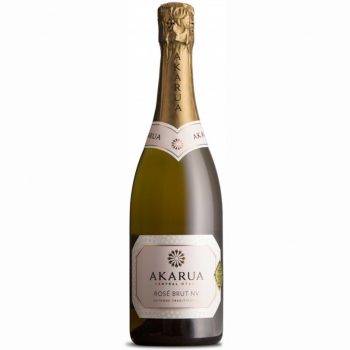 Akarua Brut Rosé NV| Refined & Sophisticated | Pairs w/Poultry, Fish, Shellfish, Spicy, Comfort foods | Drink 45-50°F | Drink now thru 2022 | 92WA | Sparkling Wine | Chardonnay · Pinot Noir | Central Otago, New Zealand | Winemaker Dr. Tony Jordan