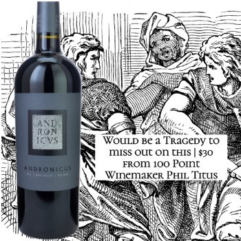 Titus Andronicus Red Wine 2017